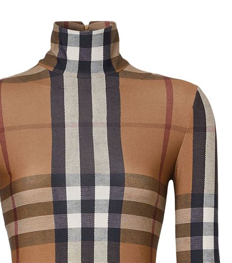 burberry plaid turtleneck|burberry shirt over turtleneck.